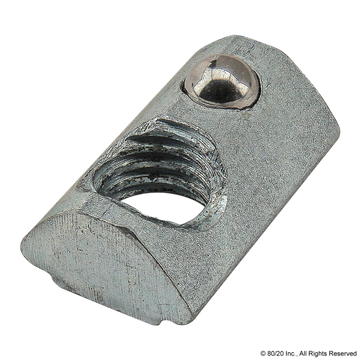 13084 - M5 Self-Aligning Roll-in T-Nut with Ball Spring