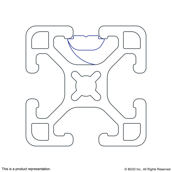 13089 - M4 Short Self-Aligning Roll-in T-Nut with Spring Leaf