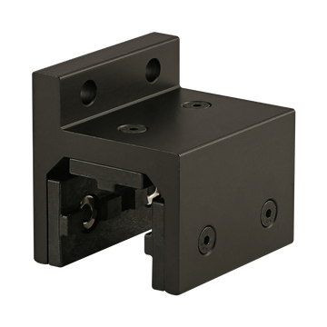 40-6830-BLACK -  40 Series 3 Slot Mount - Single Flange Short High-Cycle Linear Bearing