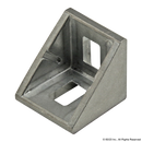 14059 - 10, 20, & 25 Series 2 Hole - 18mm Slotted Inside Corner Bracket with Dual Support-1