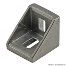 14060 - 20 Series 2 Hole - 18mm Slotted Inside Corner Bracket with Dual Support-1