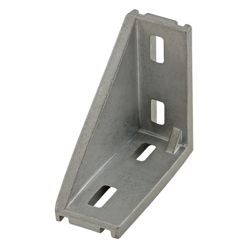 14070  - 30 Series 4 Hole - Inside Corner Bracket with Single Support