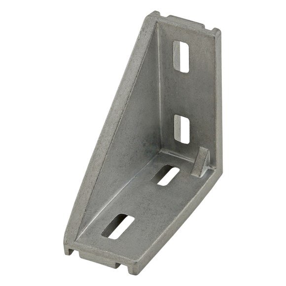14070  - 30 Series 4 Hole - Inside Corner Bracket with Single Support