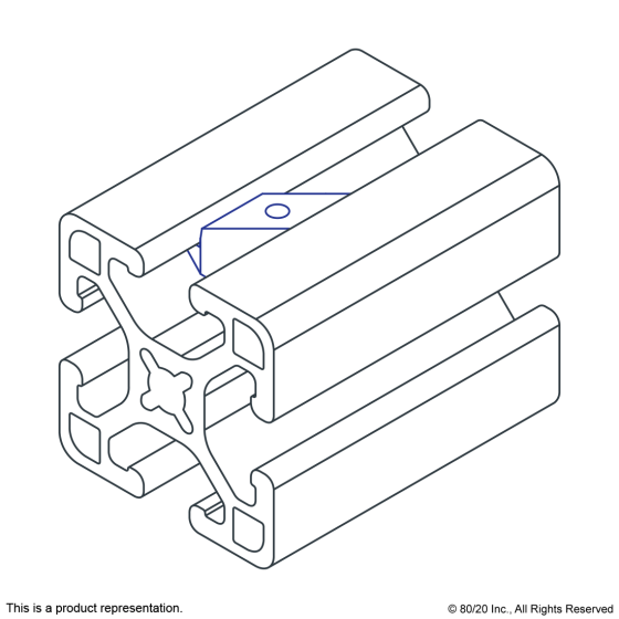 14161 - 1/4-20 Economy Drop-in T-Nut