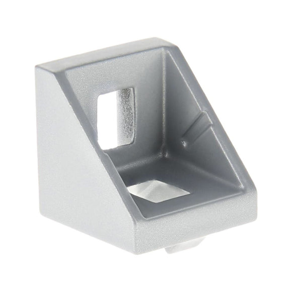 14201 -  20 Series 2 Hole - 18mm Slotted Inside Corner Bracket with Dual Support