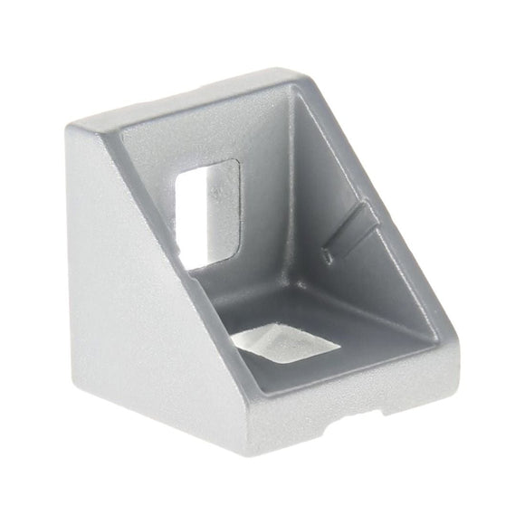 14202 -  10, 20, &amp; 25 Series 2 Hole - 18mm Slotted Inside Corner Bracket with Dual Support