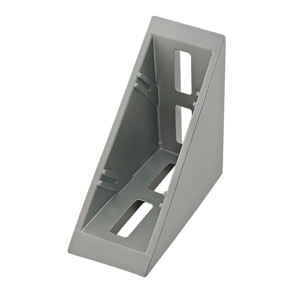 14098 -  15, 40, & 45 4 Hole - Inside Corner Bracket with Dual Support