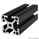 1515-LITE-BLACK - 1.5” X 1.5” Lite T-Slotted Profile - Four Open T-Slots-1