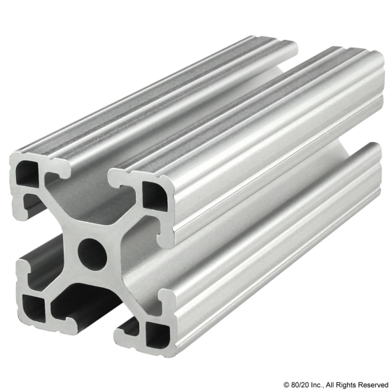 1515-LITE - 1.50” X 1.50” Lite T-Slotted Profile - Four Open T-Slots