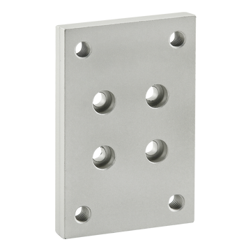 25-2418 -  25 Series Flange Mount Caster Base Plate