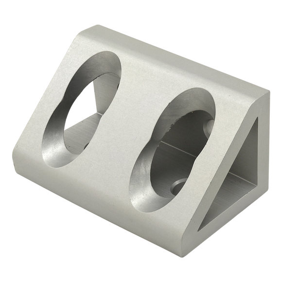 45-4334 -  45 Series 4 Hole - Wide Gusseted Inside Corner Bracket