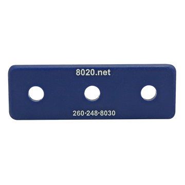 2026BLU -  10 Series End Cap with Push-In Fastener
