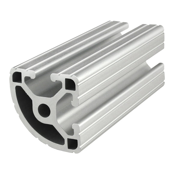 1517-242 -  1.5" X 1.5" T-SLOTTED QUARTERROUND EXTRUSION 242" BAR