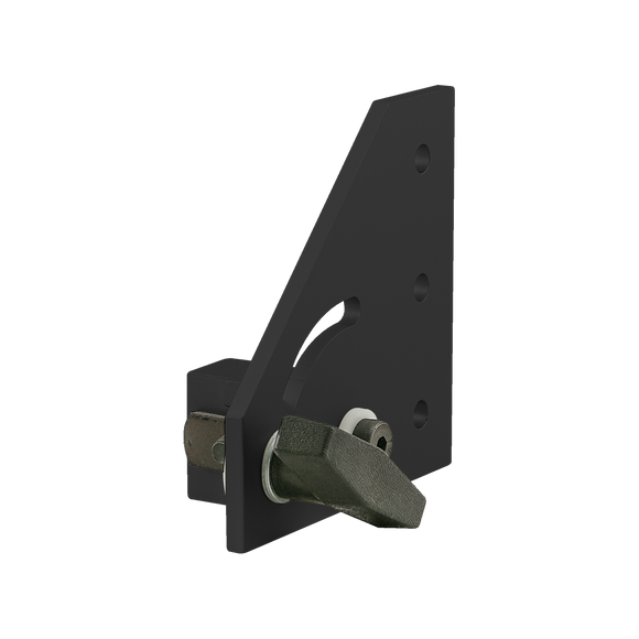 4142-BLACK -  10 Series 90 Degree Left Hand Pivot Bracket Assembly with "T" Handle