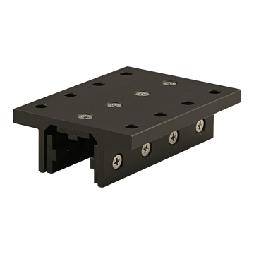 25-6726-BLACK -  25 Series 3 Slot Mount - Double Flange Long Standard Linear Bearing