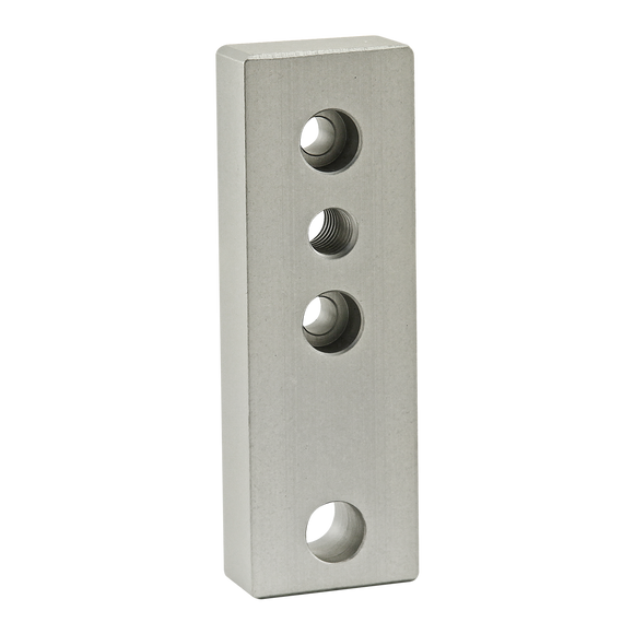 40-2175 -  40 Series 4 Hole - Leveling Anchoring Base Plate: M12 Tap