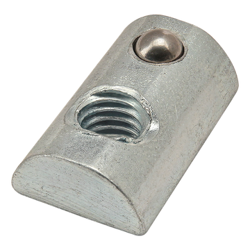 3922 -  10-32 Roll-In T-Nut with Ball Spring