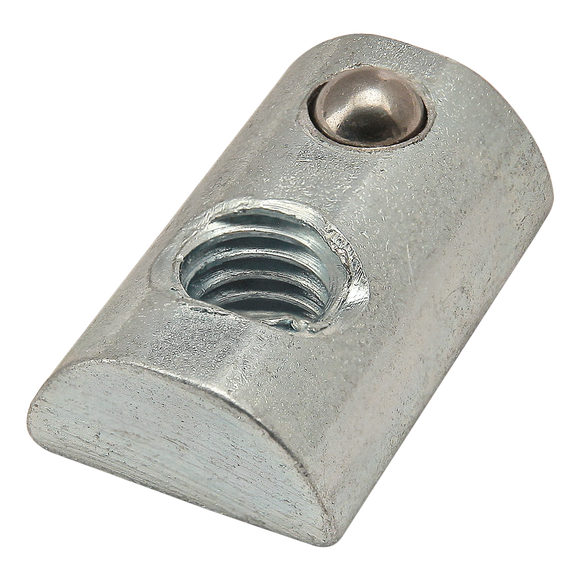 3922 -  10-32 Roll-In T-Nut with Ball Spring