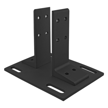 25-2387-BLACK -  25 Series Floor Mount Base Plate