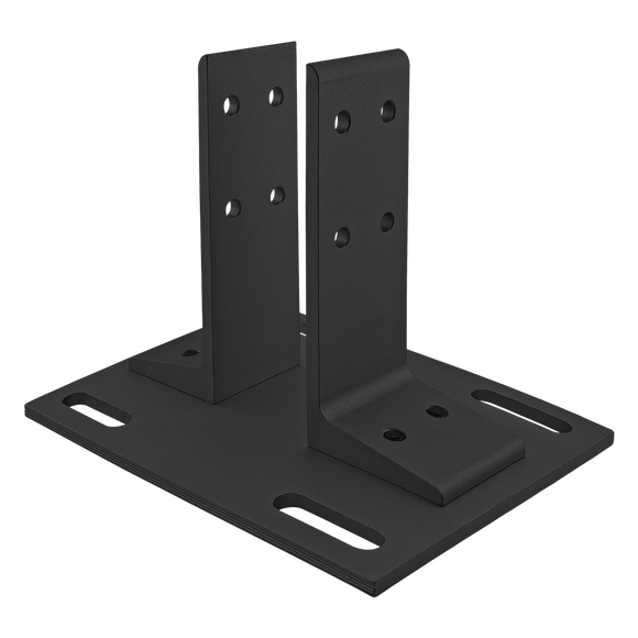 25-2387-BLACK -  25 Series Floor Mount Base Plate