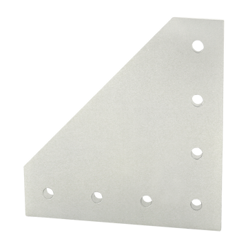 40-4352 -  40 Series 7 Hole - 90 Degree Angled Squared Flat Plate