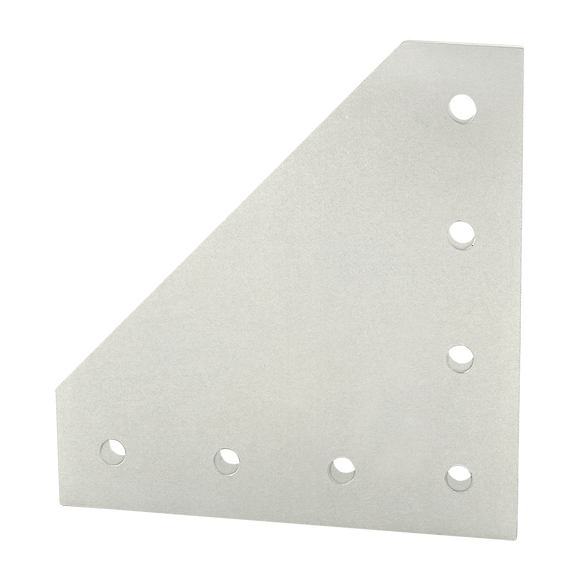 40-4352 -  40 Series 7 Hole - 90 Degree Angled Squared Flat Plate