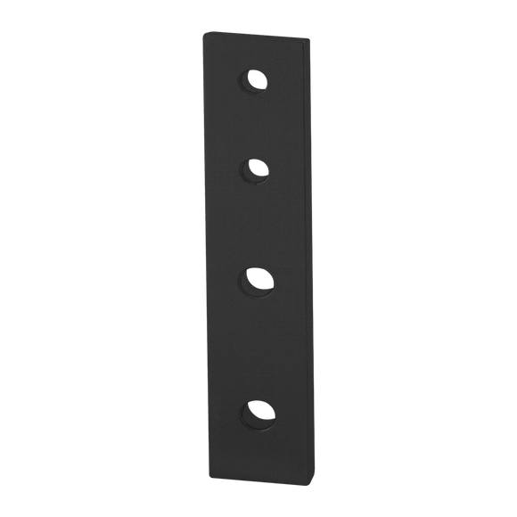 4514-BLACK -  10 to 15 Series 4 Hole - Straight Transition Flat Plate