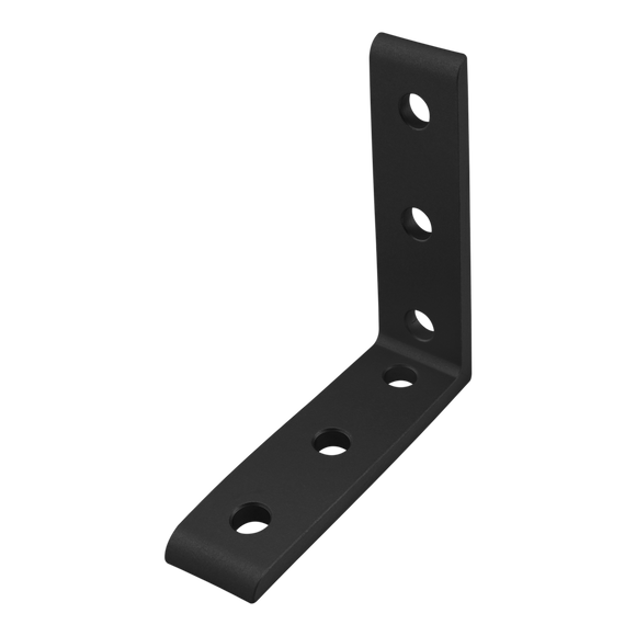 4013-BLACK -  10 Series 6 Hole - Tall Inside Corner Bracket