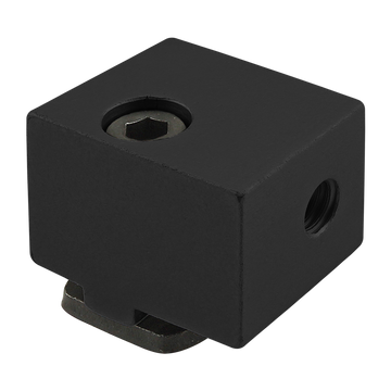 2425-BLACK -  15 Series Aluminum Panel Mount Block