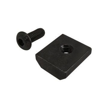 3487 -  Bolt Assembly: 10-32 x .500" Black BHSCS and Standard Slide-In T-Nut - Black Zinc