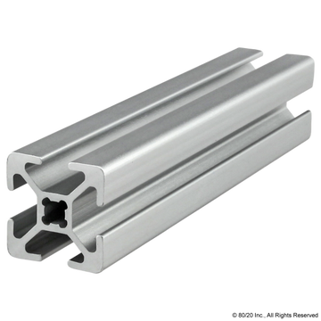20-2020 - 20mm X 20mm T-Slotted Profile - Four Open T-Slots