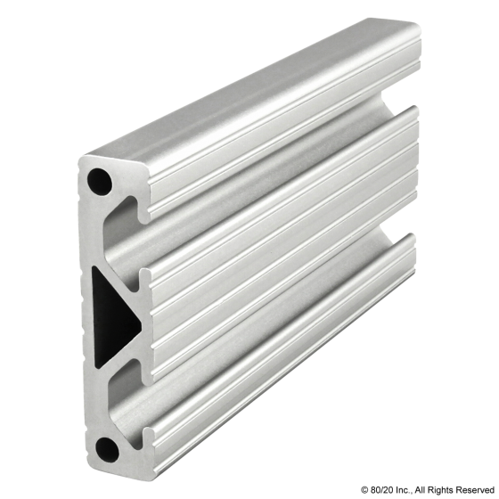 2012 - 2.00” X .50” T-Slotted Profile - Two Adjacent Open T-Slots