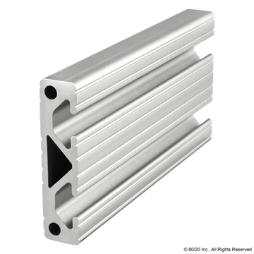 2012 - 2.00” X .50” T-Slotted Profile - Two Adjacent Open T-Slots