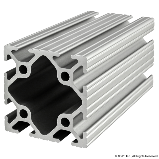 2020 - 2.00” X 2.00” T-Slotted Profile - Eight Open T-Slots