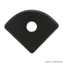 2022-PLAIN - End Cap for PN 1012 Black w/ Push-Ins-1