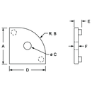 2035-PLAIN - 15 Series End Cap with Push-In Fastener-2