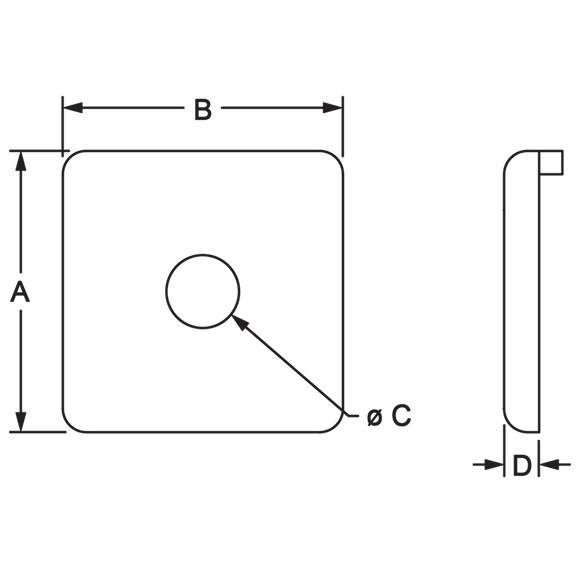 40-2045 - 40-4080 End Cap Black w/ Push-In