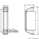 2062 - 10 Series Plastic Door Handle-2