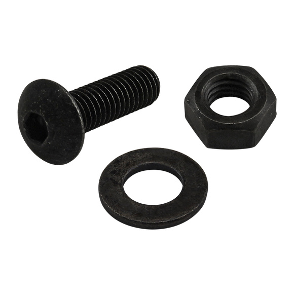 75-3540 -  Bolt Assembly: M5 x 16.00mm Black BHSCS with Washer and Hex Nut - Black Zinc