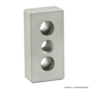 2129 - 10 Series 3 Hole - Center Tap Base Plate: 1.00" x 2.00" with 3/8-16 Tap-1
