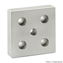 2140 - 15 Series 5 Hole - Center Tap Base Plate: 3.00" x 3.00" with 1/2-13 Tap-1