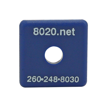 2015BLU -  10 Series End Cap with Push-In Fastener