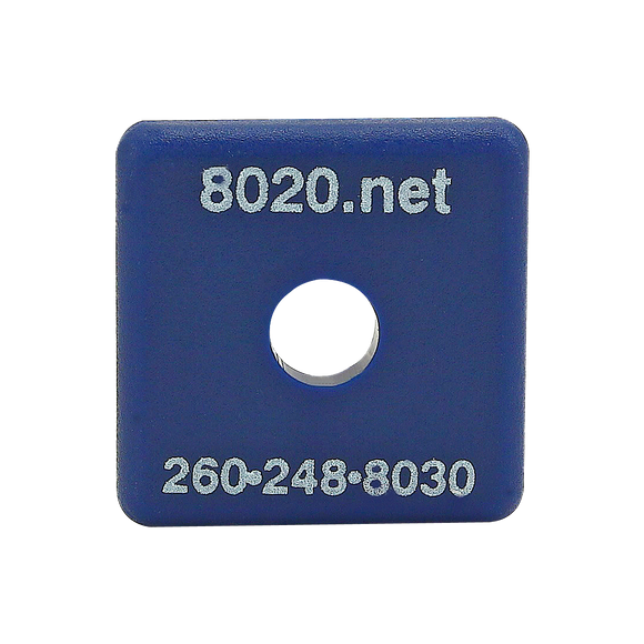 2015BLU -  10 Series End Cap with Push-In Fastener