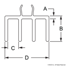 2210 - 15 Series Upper Door Slide Track-2