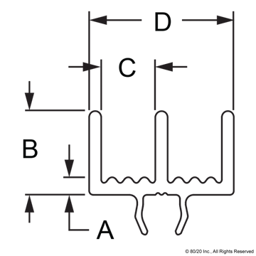 2211 - 10 Series Upper Door Slide Track - 0
