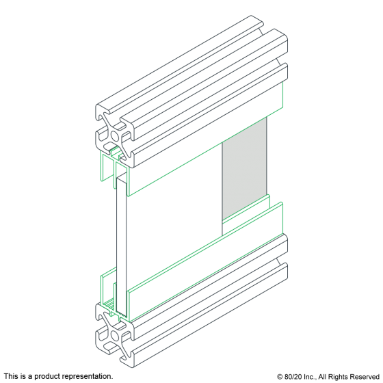 2211 - 10 Series Upper Door Slide Track
