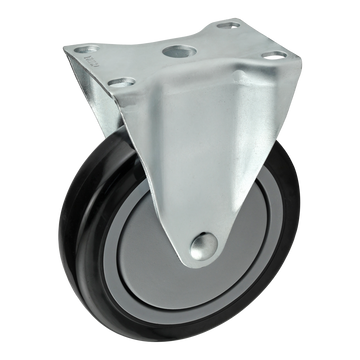 2336 -  Deluxe Flange Mount Rigid Caster: 5.00"