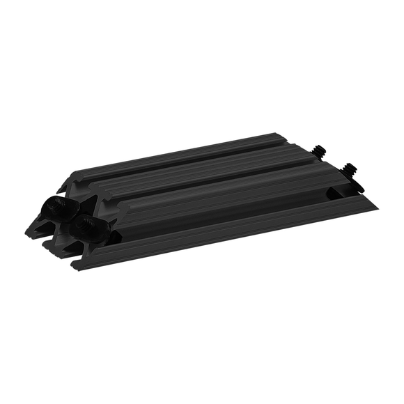 2566-BLACK -  1020-Black 45 Degree Support, 6" Long