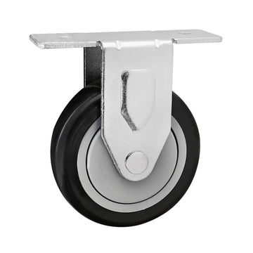 2329 -  4" Two-Hole Rigid Plate Caster