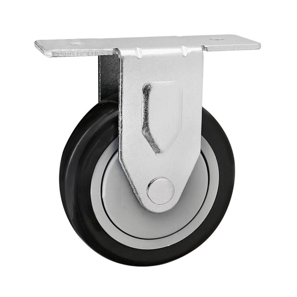 2329 -  4" Two-Hole Rigid Plate Caster
